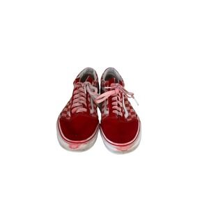 Vans Red Checkered Skate Shoes Mens 10
